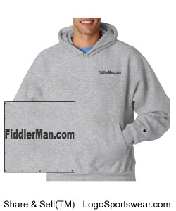 Fiddlerman.com grey sweat-shirt Design Zoom